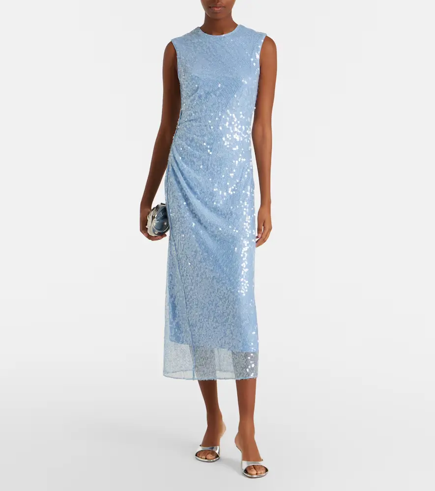 Veronica Beard Kimberly sequined midi dress | Thumbnail 3 Veronica Beard Kimberly sequined midi dress | Thumbnail 3