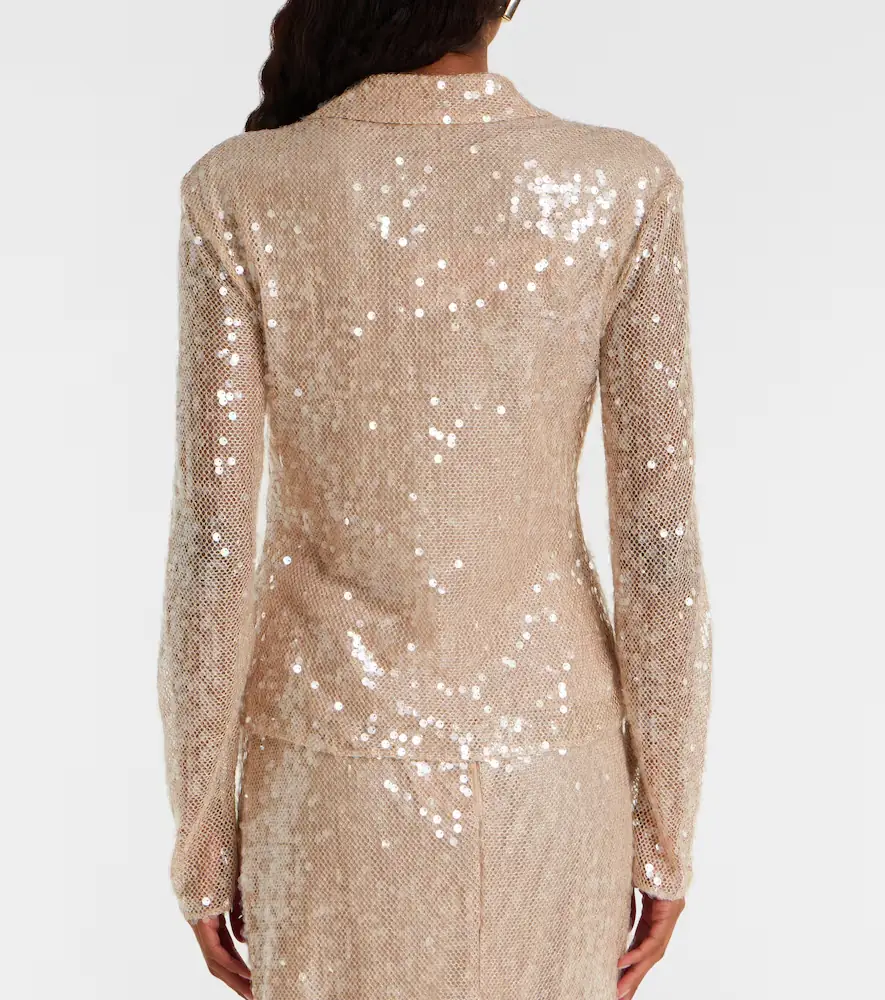 Veronica Beard Meryl sequined blouse | Thumbnail 3