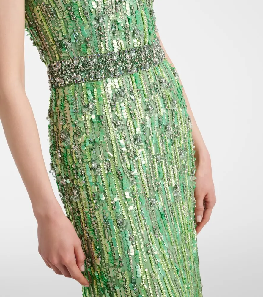 Jenny Packham Roxy embellished gown | Thumbnail 5