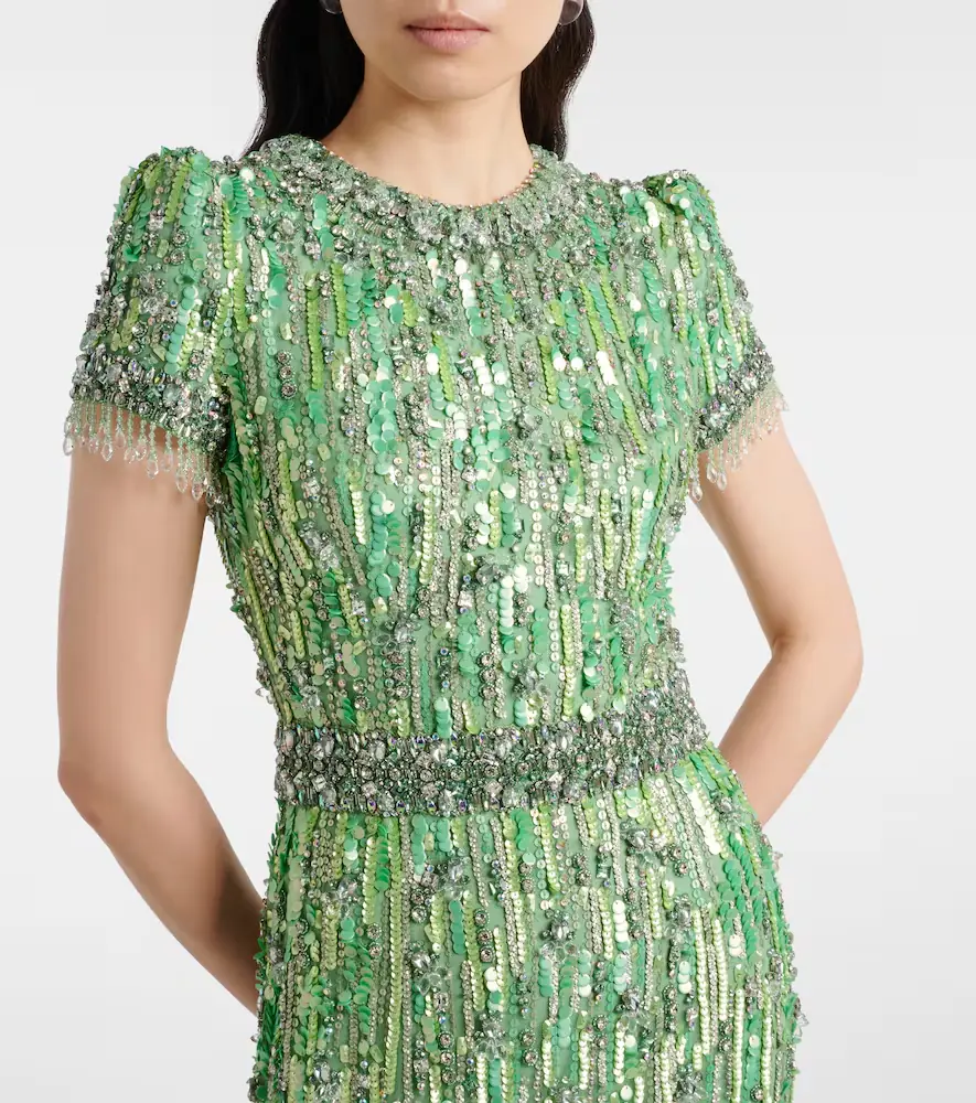 Jenny Packham Roxy embellished gown | Thumbnail 6