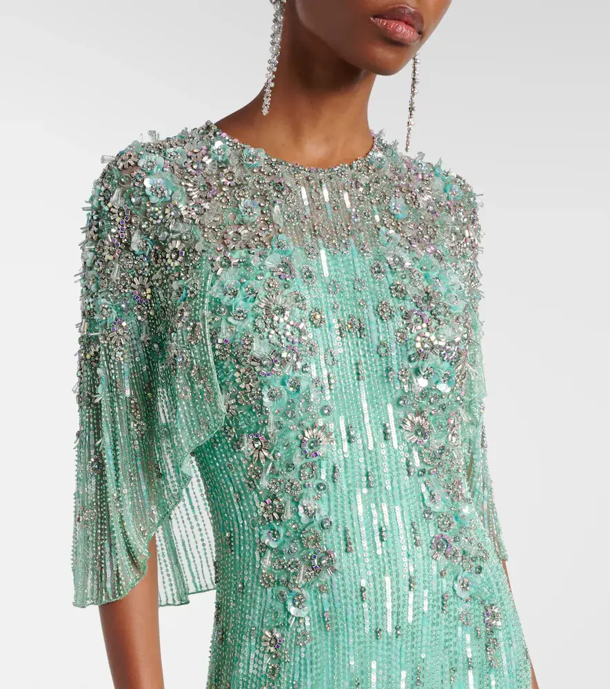 Jenny Packham Astra embellished gown | Thumbnail 3