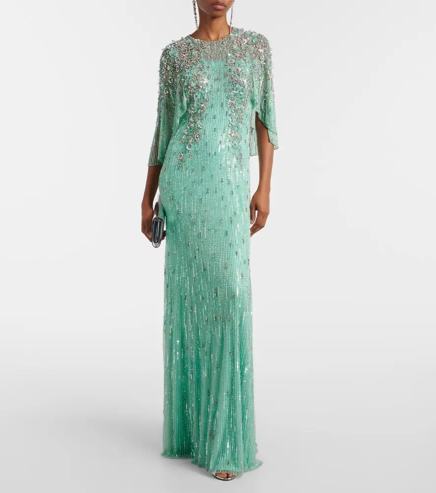 Jenny Packham Astra embellished gown | Thumbnail 5