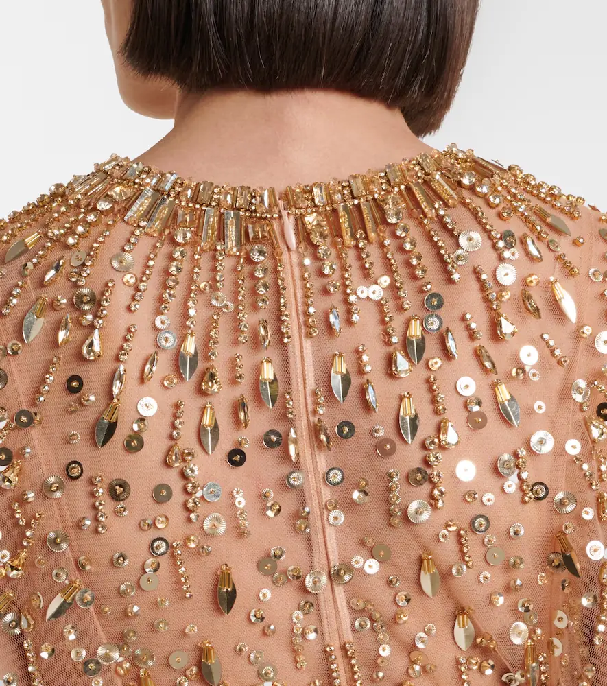 Jenny Packham Hestia embellished caped gown | Thumbnail 7 Jenny Packham Hestia embellished caped gown | Thumbnail 7