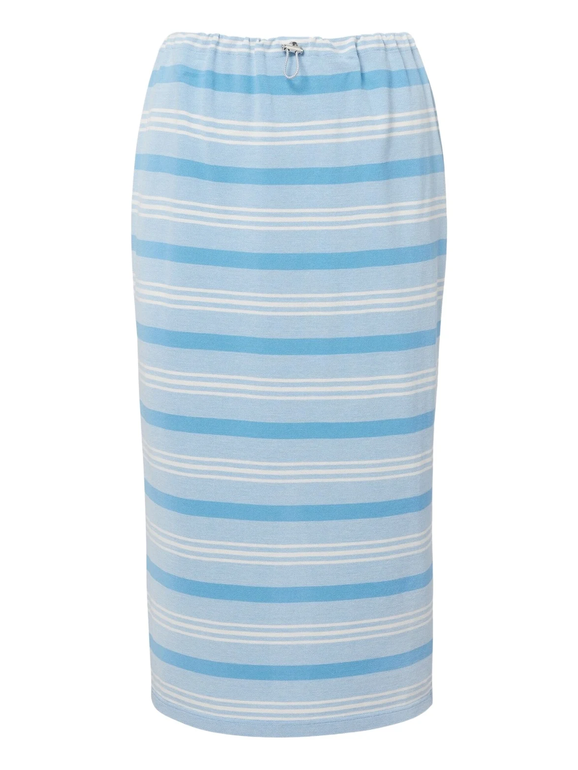 Striped cotton piqué pencil skirt Striped cotton piqué pencil skirt