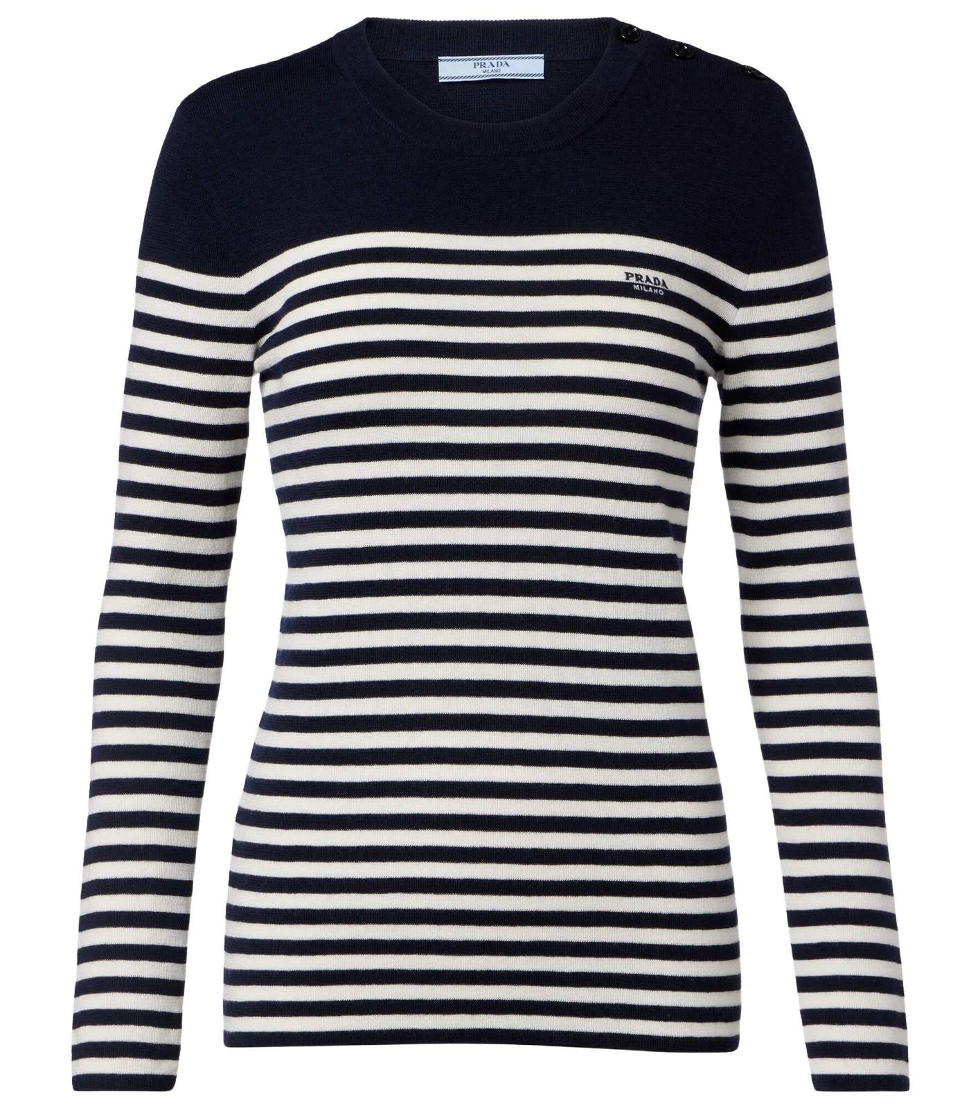 Striped virgin wool sweater Striped virgin wool sweater