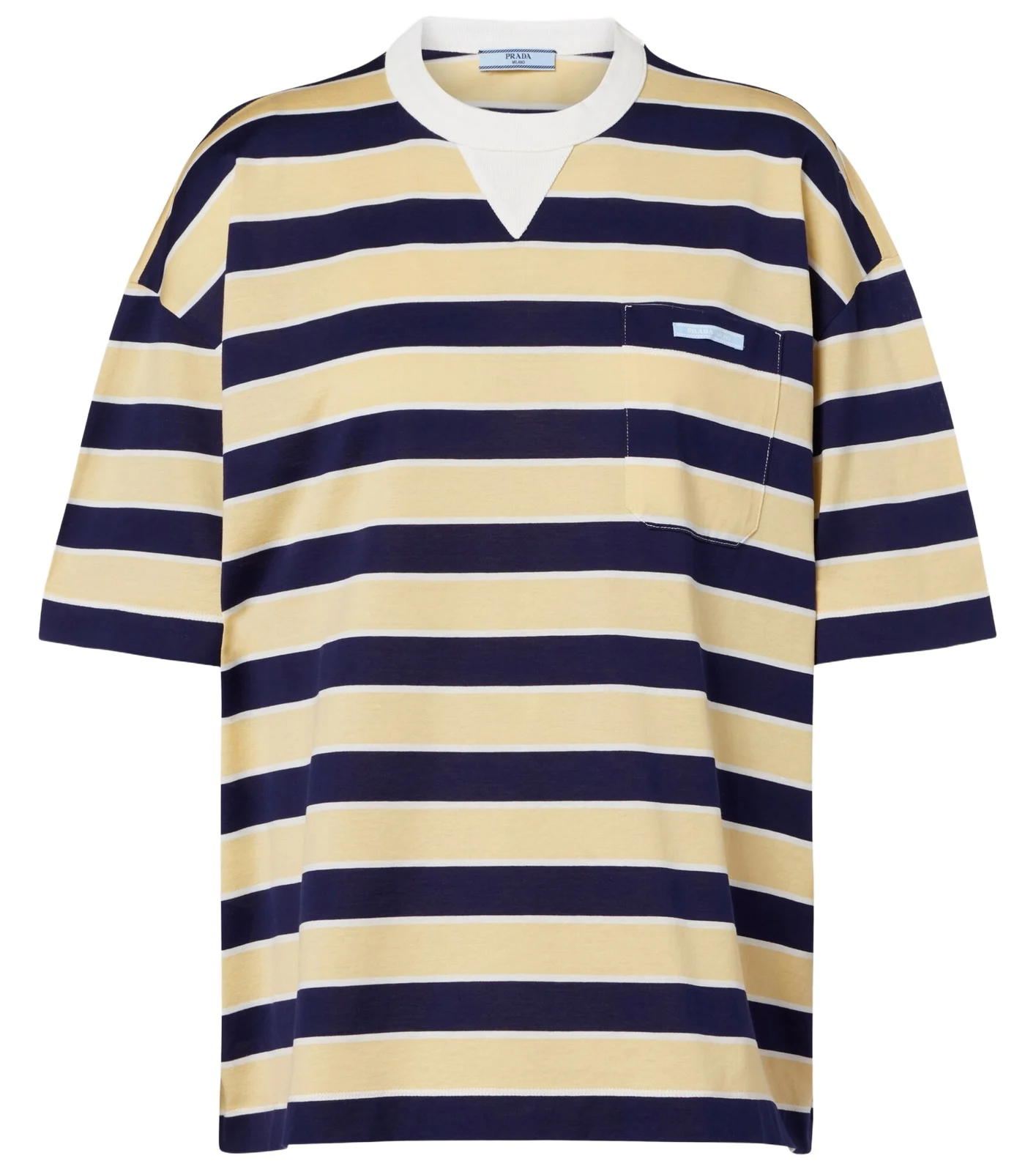 Striped cotton jersey T-shirt Striped cotton jersey T-shirt