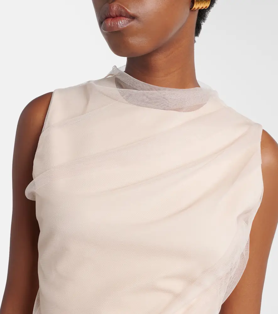 Dorothee Schumacher Draped tulle top | Thumbnail 2