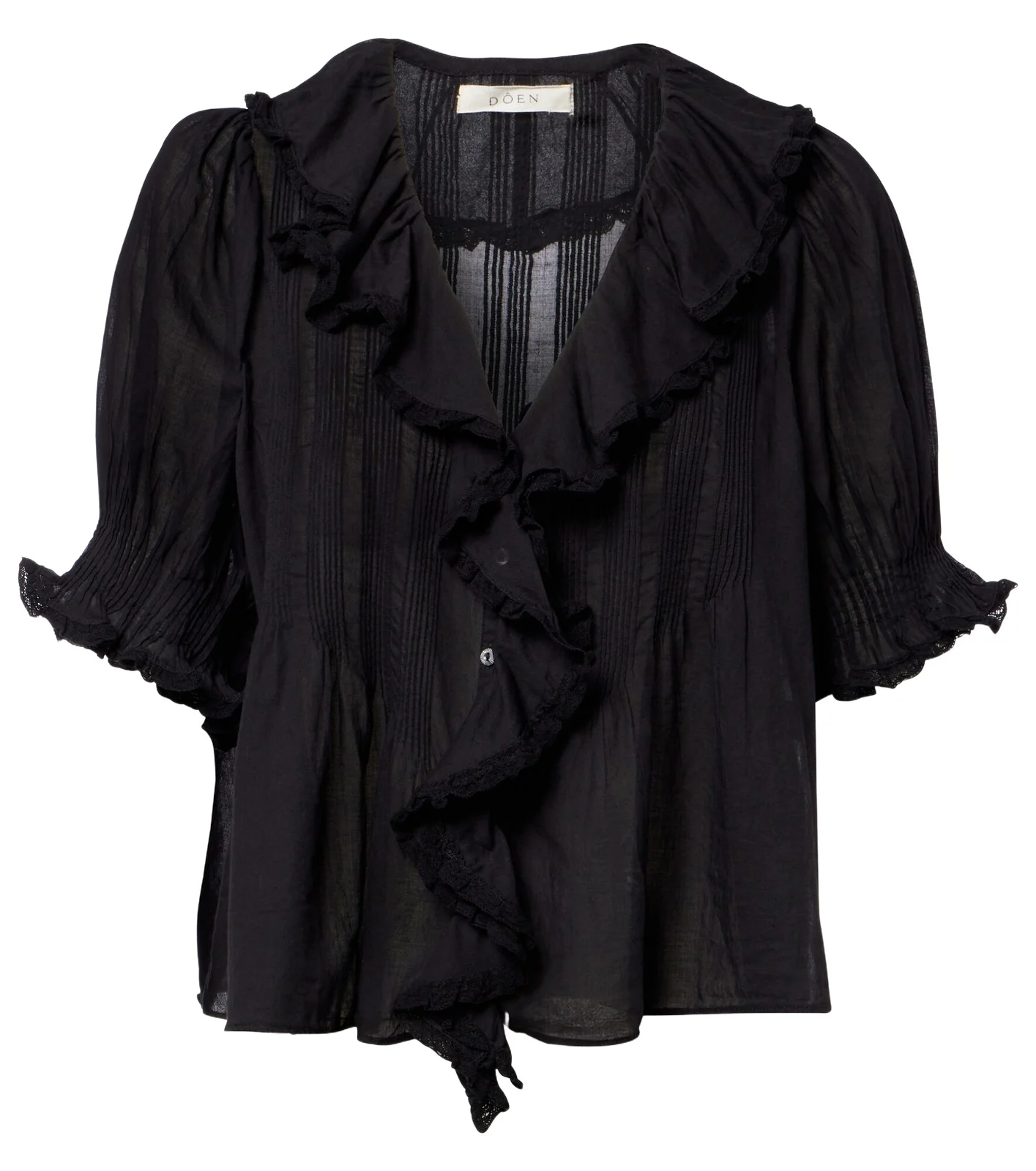 DÔEN Dôen Henri cotton voile top