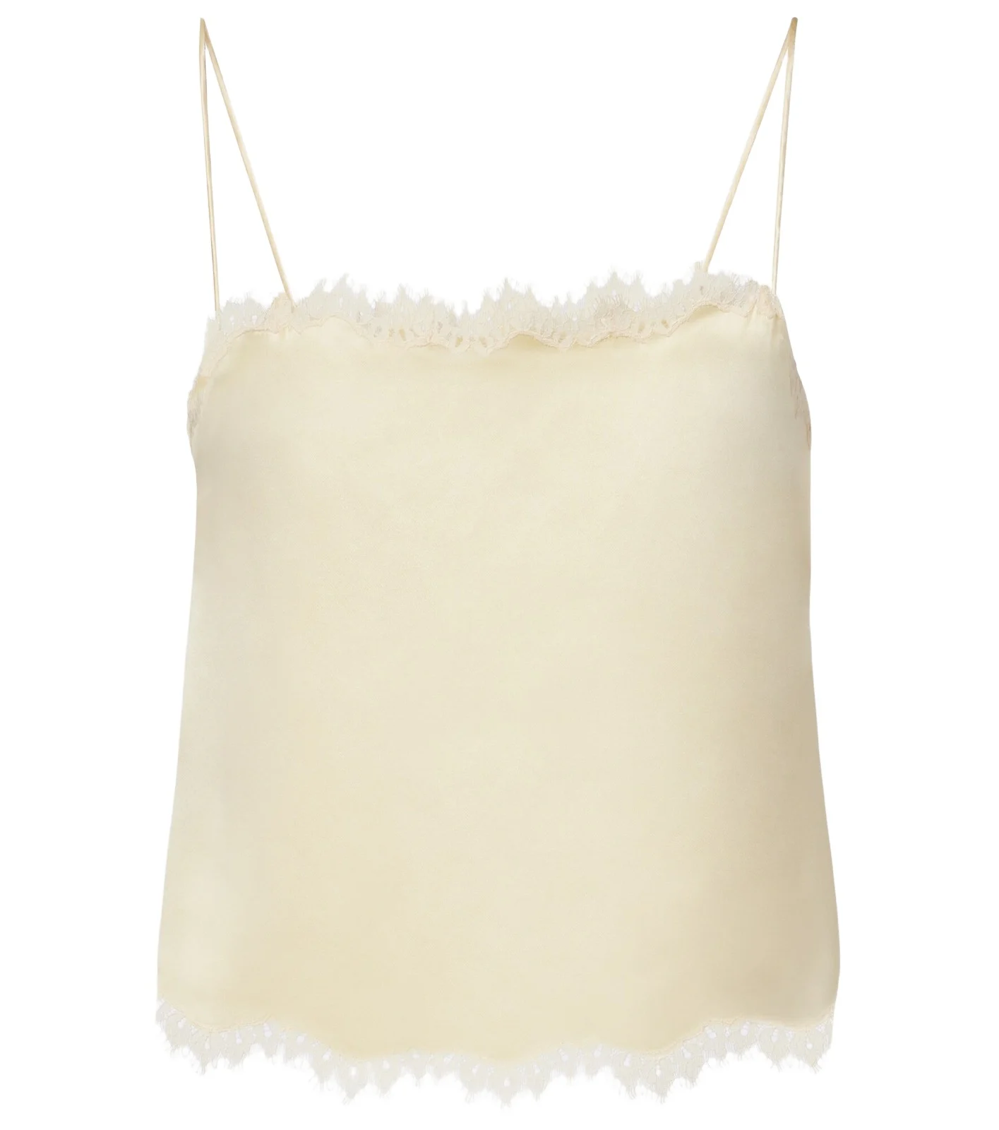Dôen Loure lace-trimmed silk camisole Dôen Loure lace-trimmed silk camisole