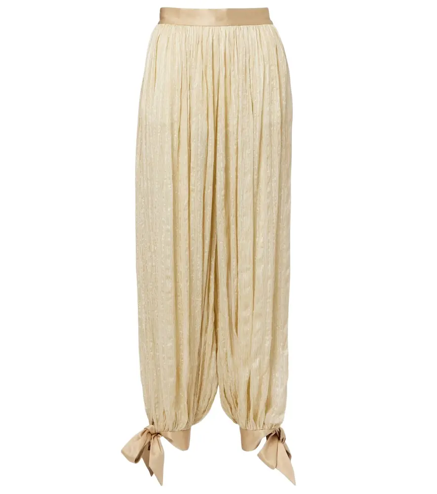 Xu Zhi Striped balloon pants