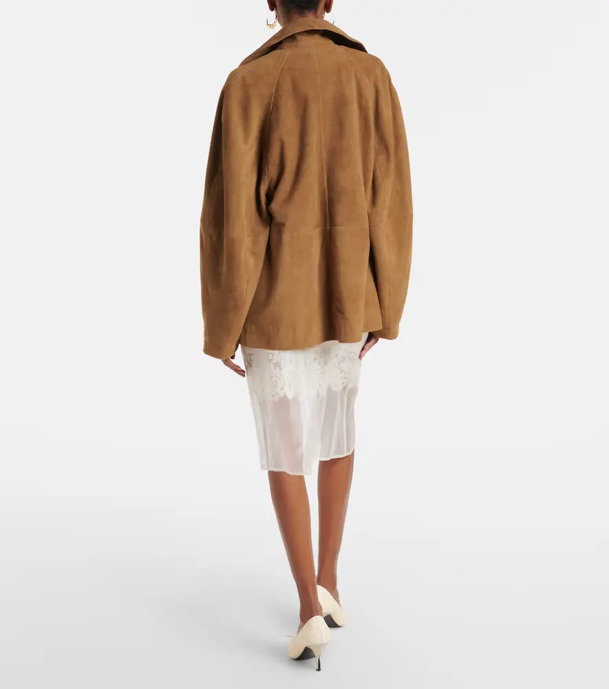 Xu Zhi Lace-trimmed midi skirt | Thumbnail 4 Xu Zhi Lace-trimmed midi skirt | Thumbnail 4
