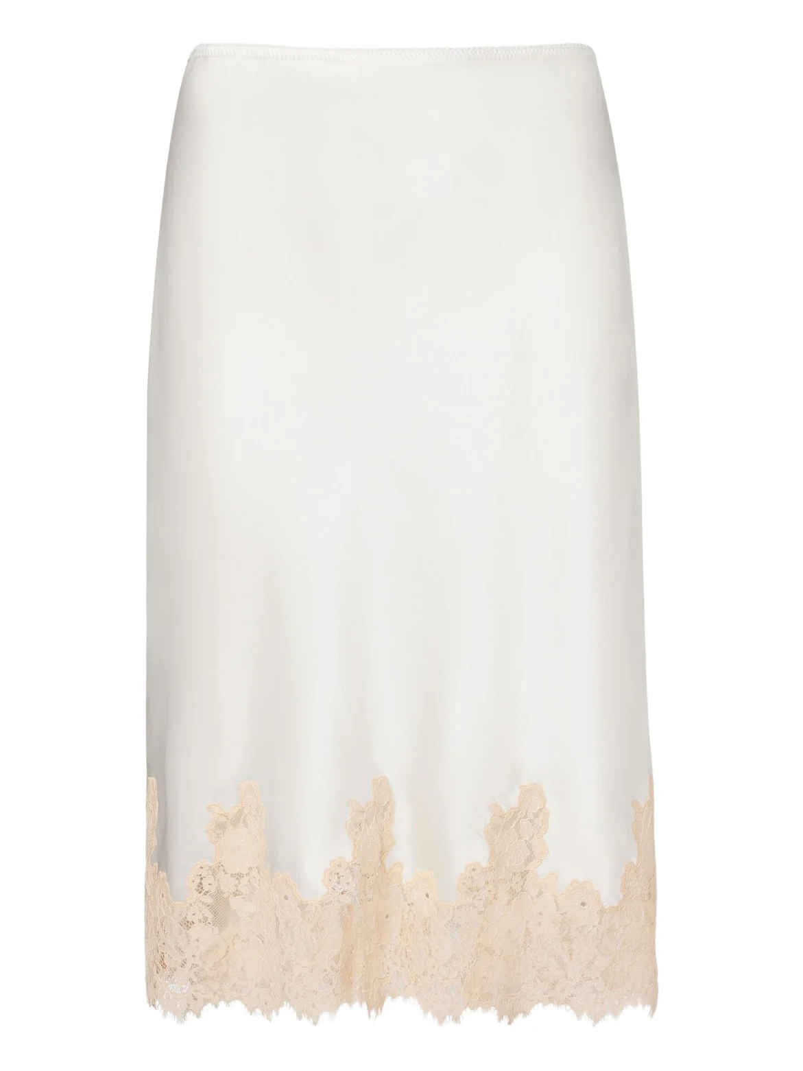 Elowette lace-trimmed silk longuette