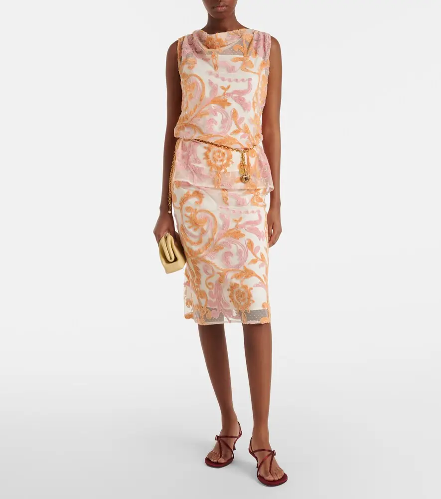 Xu Zhi Embroidered point d'esprit top | Thumbnail 3