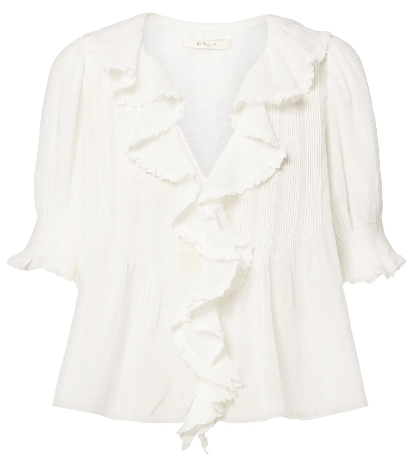 DÔEN Dôen Henri cotton voile top