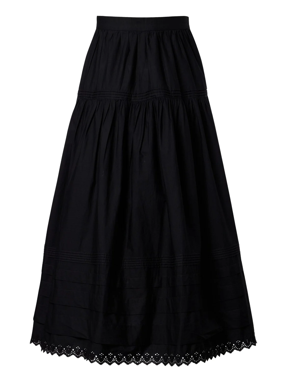 Sebastiane cotton poplin midi skirt Sebastiane cotton poplin midi skirt