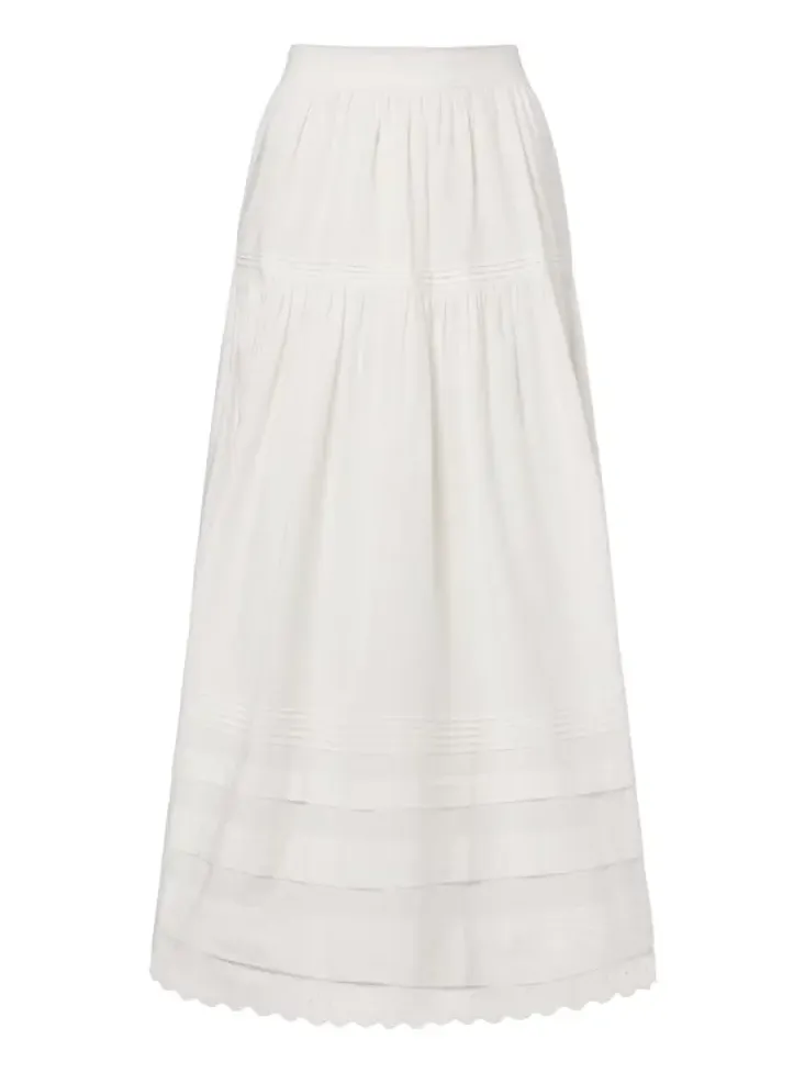 Dôen Sebastiane cotton poplin maxi skirt Dôen Sebastiane cotton poplin maxi skirt