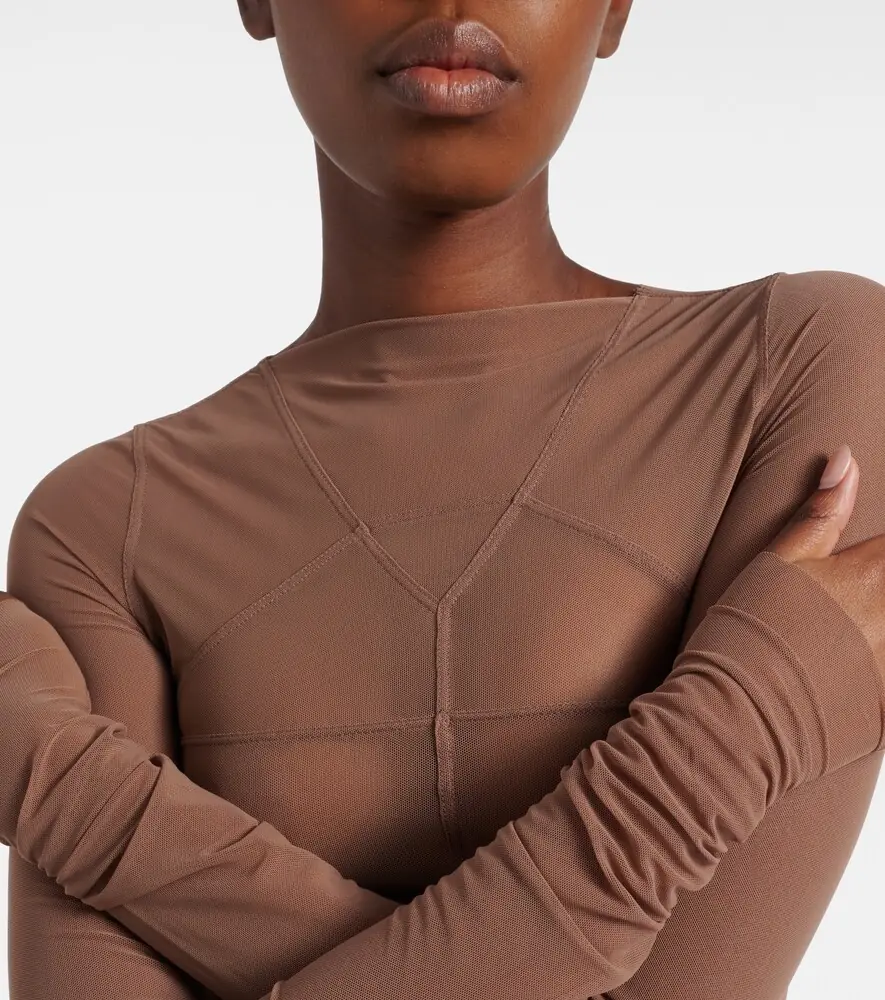Rick Owens Temple sheer tulle top | Thumbnail 6 Rick Owens Temple sheer tulle top | Thumbnail 6