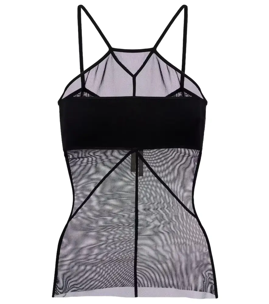 Rick Owens SL Combo semi-sheer top