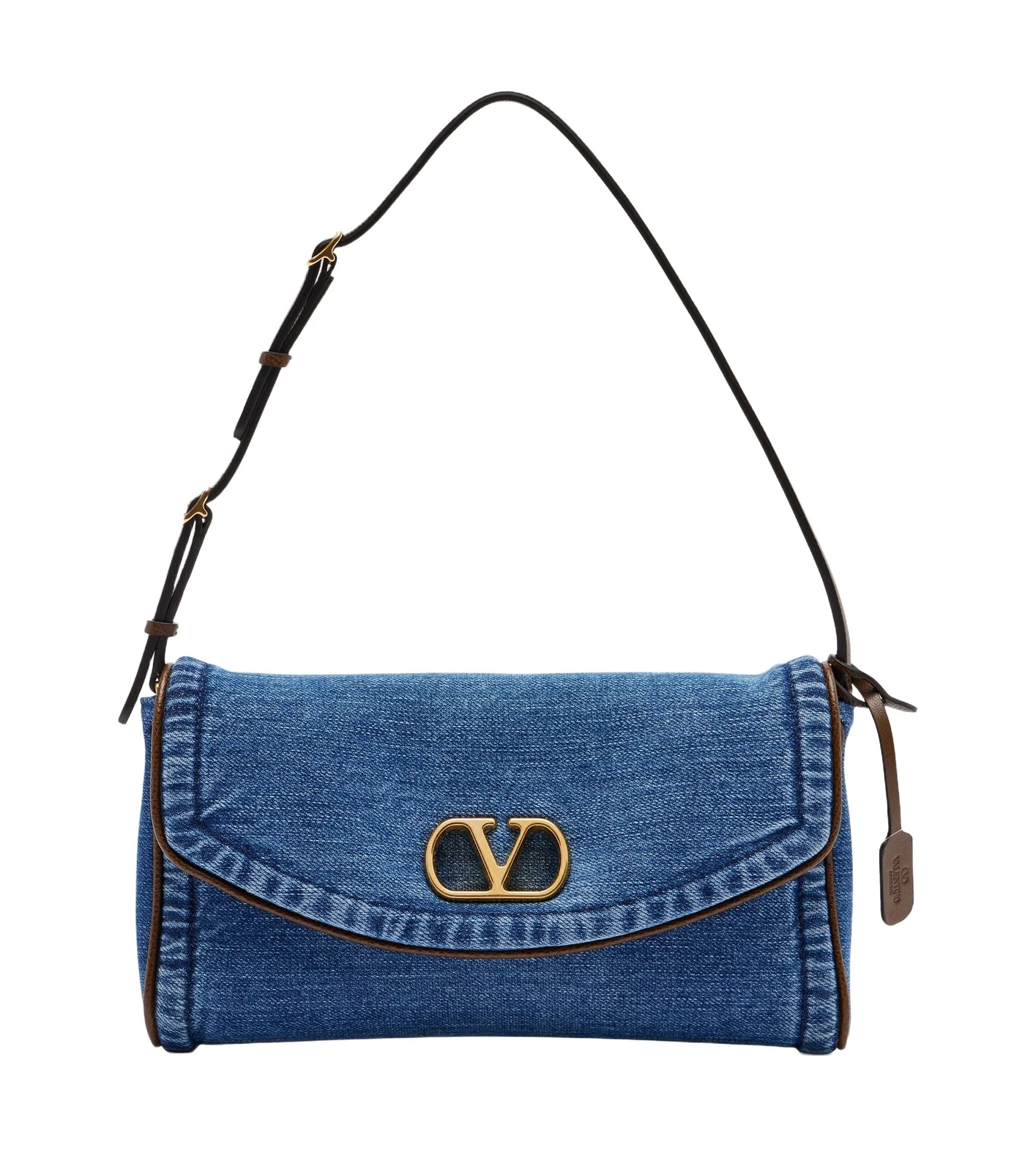 DeVain Small denim shoulder bag