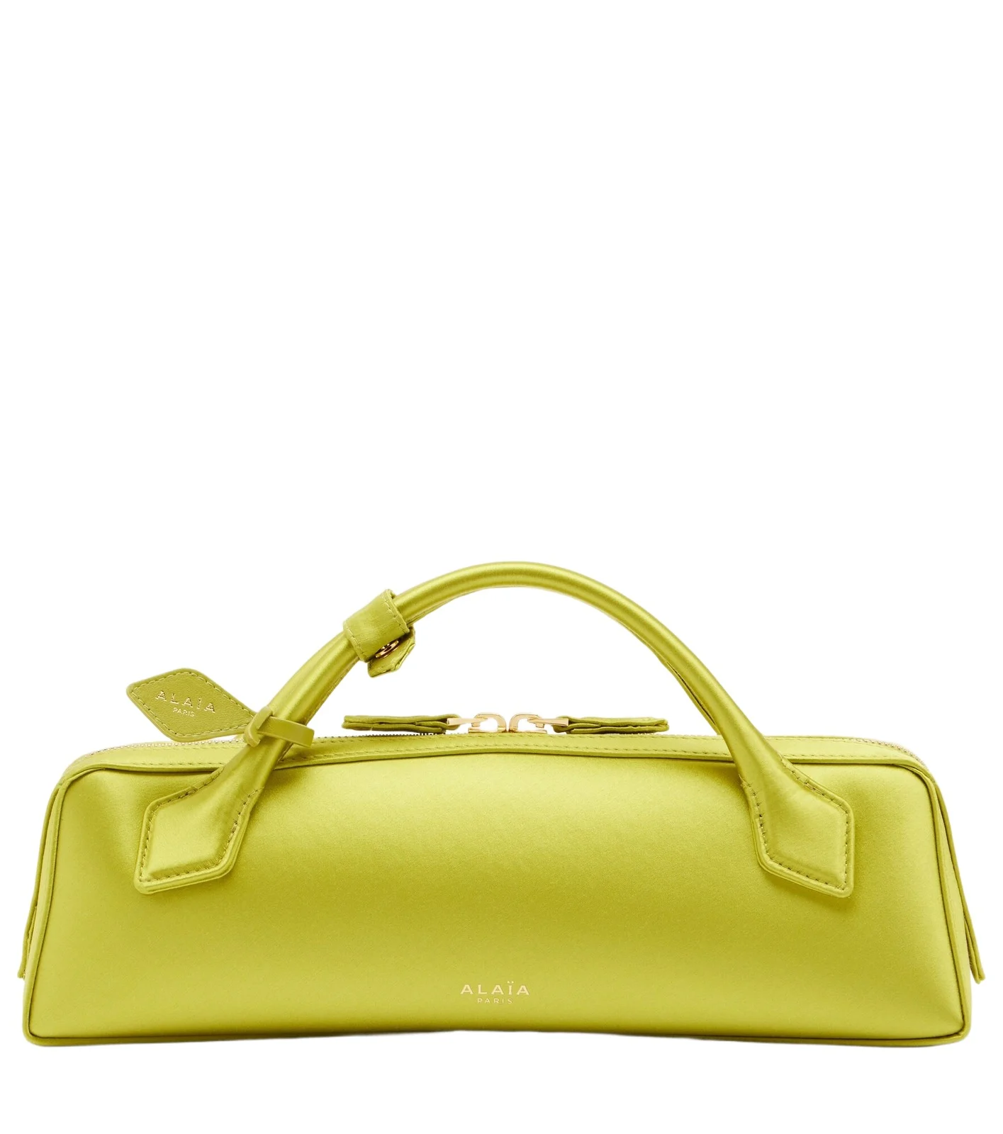 ALAÏA Le Teckel satin clutch