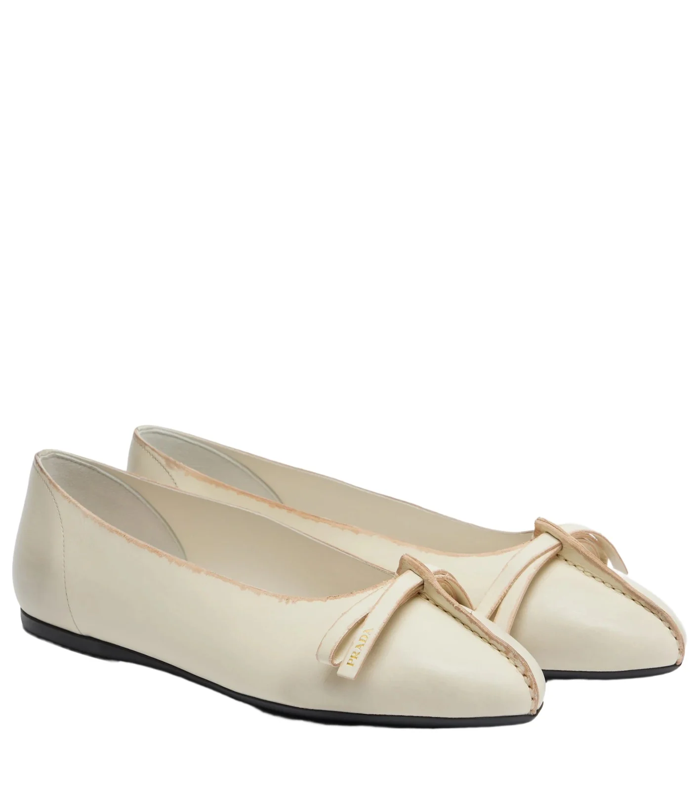 Prada Leather ballet flats