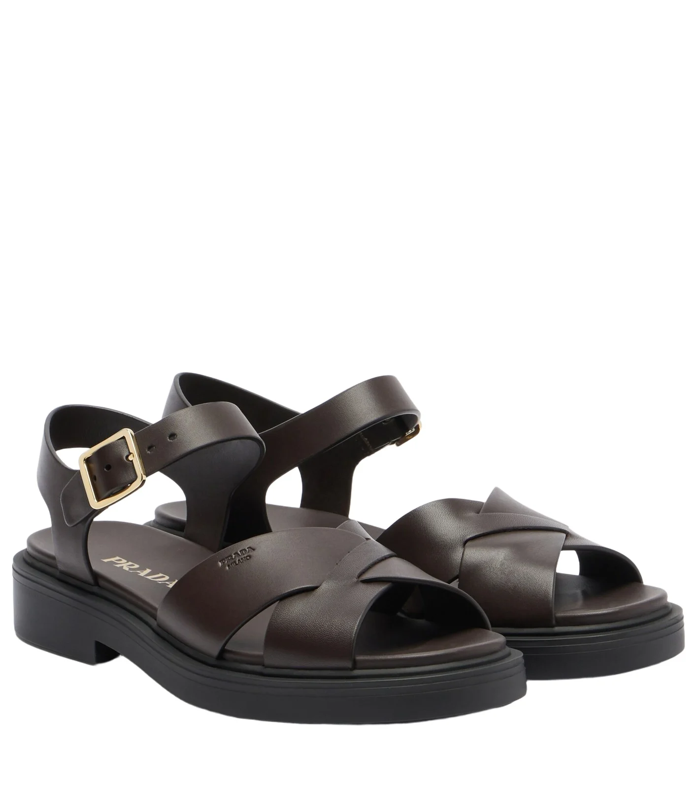 Leather platform sandals Leather platform sandals