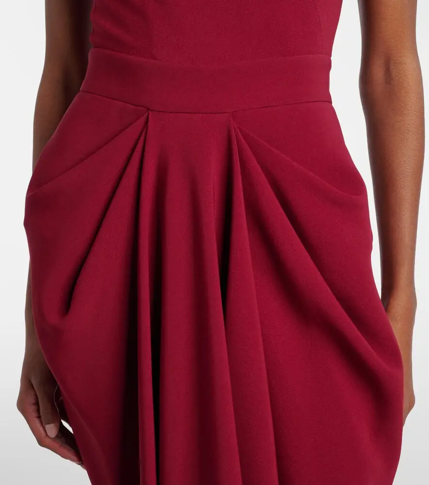 Givenchy Asymmetrical draped midi dress | Thumbnail 6
