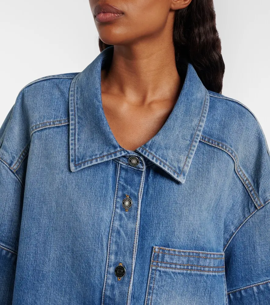 Givenchy Oversized polo denim minidress | Thumbnail 7
