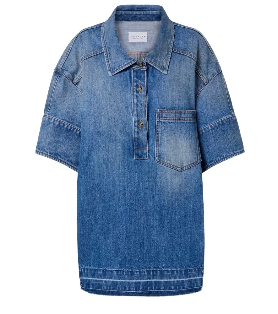 Givenchy Oversized polo denim minidress | Image 1 Givenchy Oversized polo denim minidress | Image 1