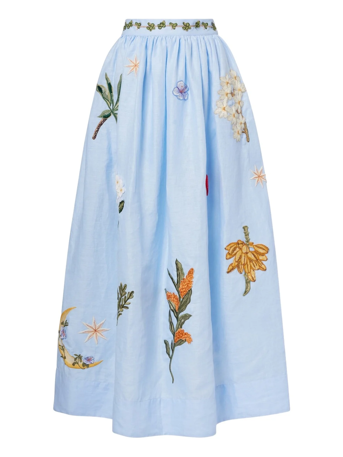 x Andrea Wild Tangelo linen maxi skirt x Andrea Wild Tangelo linen maxi skirt
