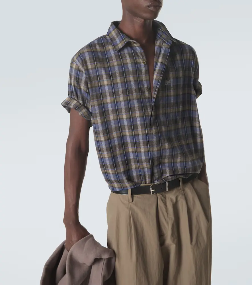 ERL Checked cotton-blend shirt | Thumbnail 3
