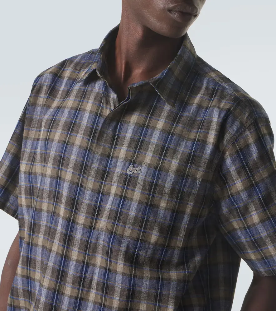 ERL Checked cotton-blend shirt | Thumbnail 6