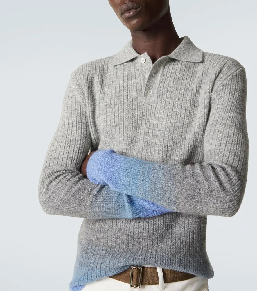 ERL Gradient mohair-blend polo sweater | Thumbnail 4 ERL Gradient mohair-blend polo sweater | Thumbnail 4