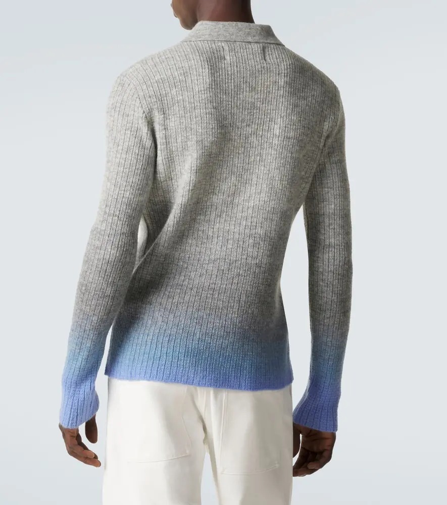 ERL Gradient mohair-blend polo sweater | Thumbnail 6 ERL Gradient mohair-blend polo sweater | Thumbnail 6