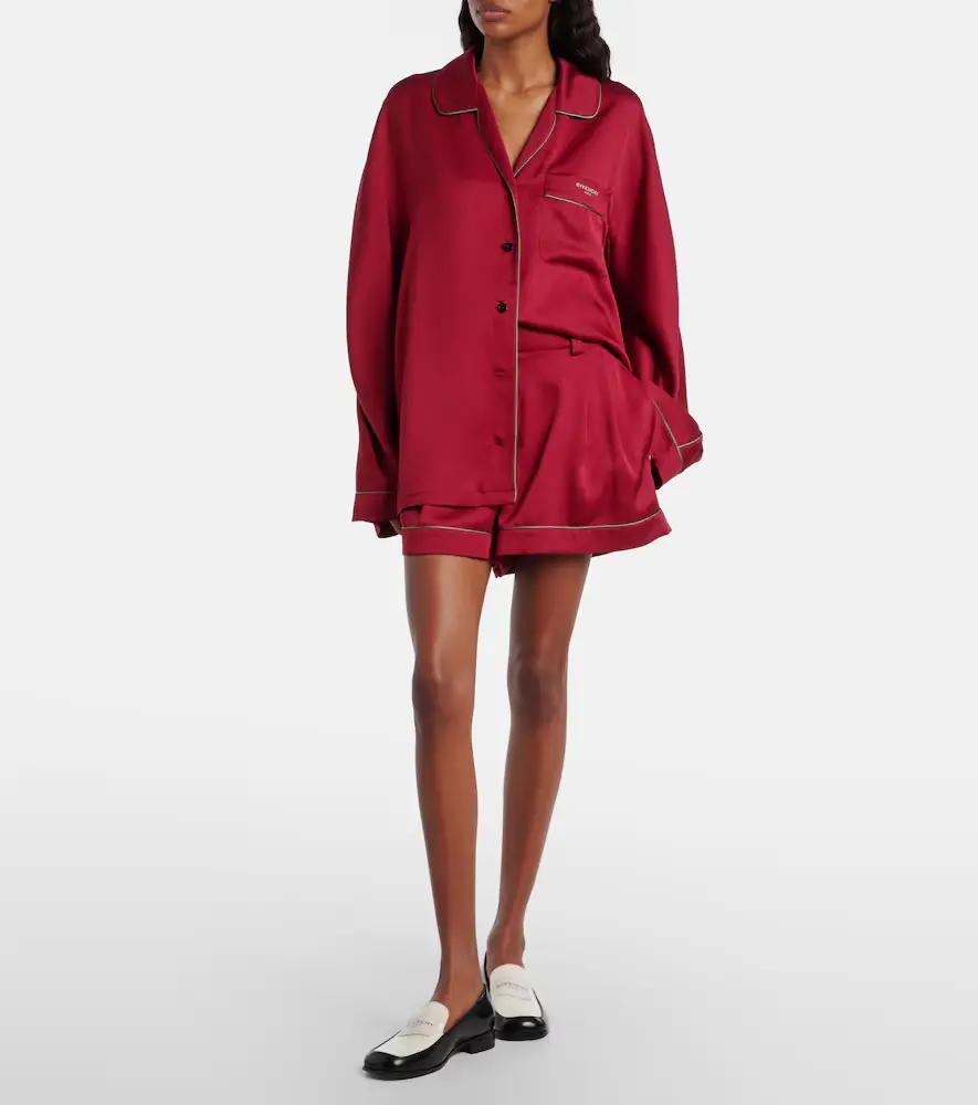 Givenchy Silk satin shorts | Thumbnail 4