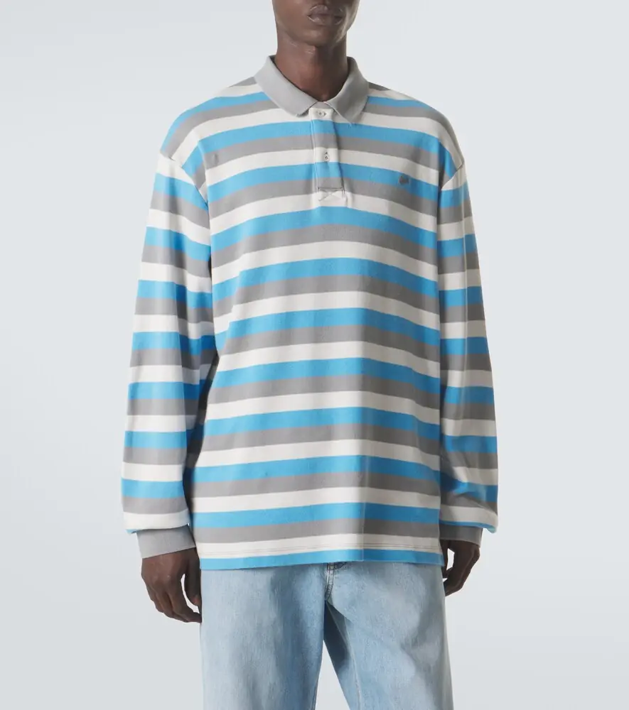 ERL Striped cotton polo shirt | Thumbnail 6