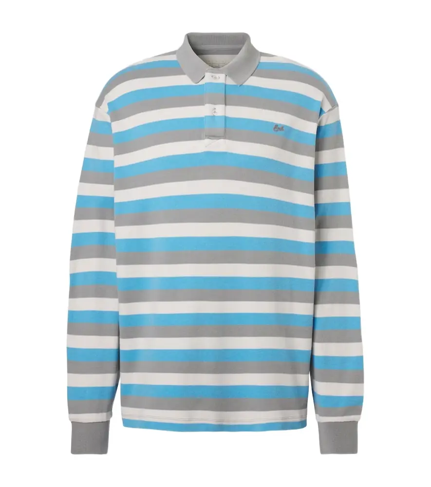 ERL Striped cotton polo shirt