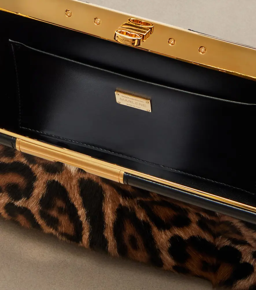Dolce & Gabbana Marlene Large calf hair shoulder bag | Thumbnail 4