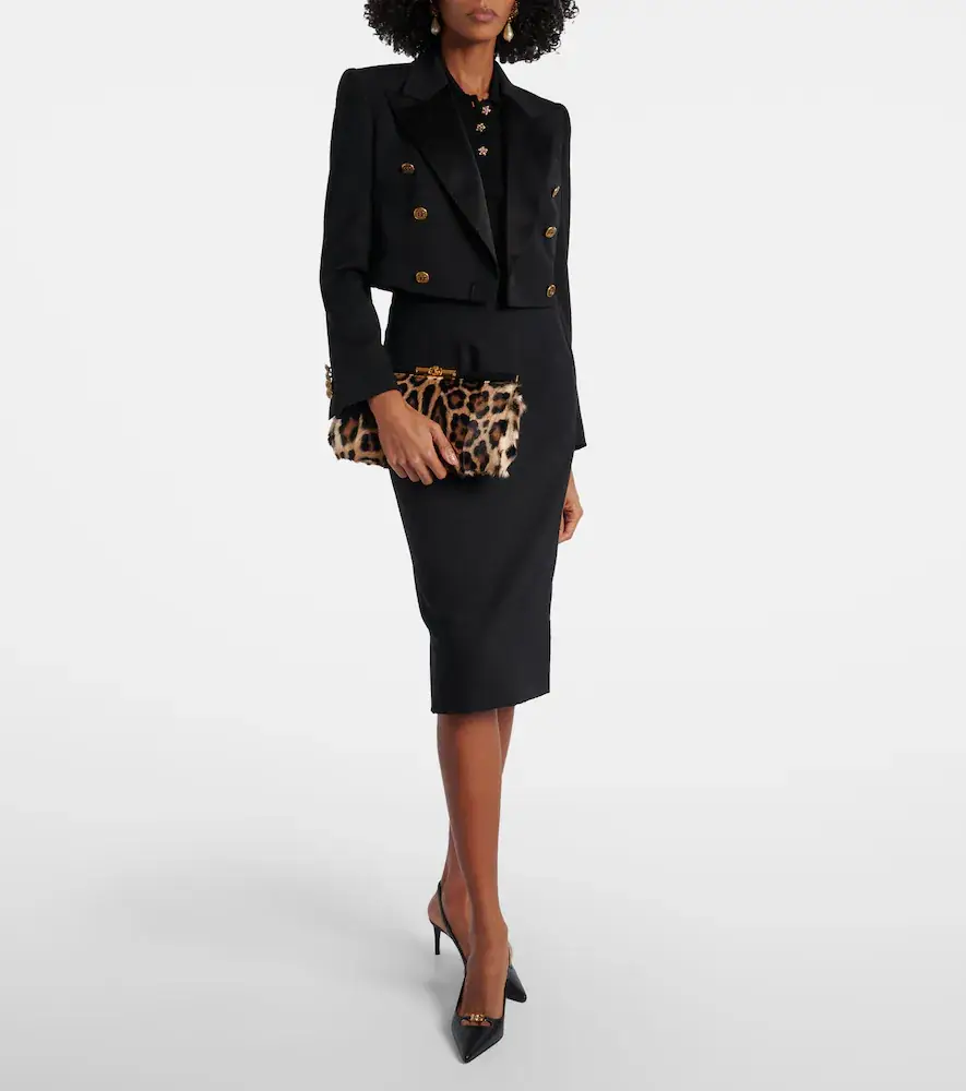 Dolce & Gabbana Marlene Large calf hair shoulder bag | Thumbnail 5