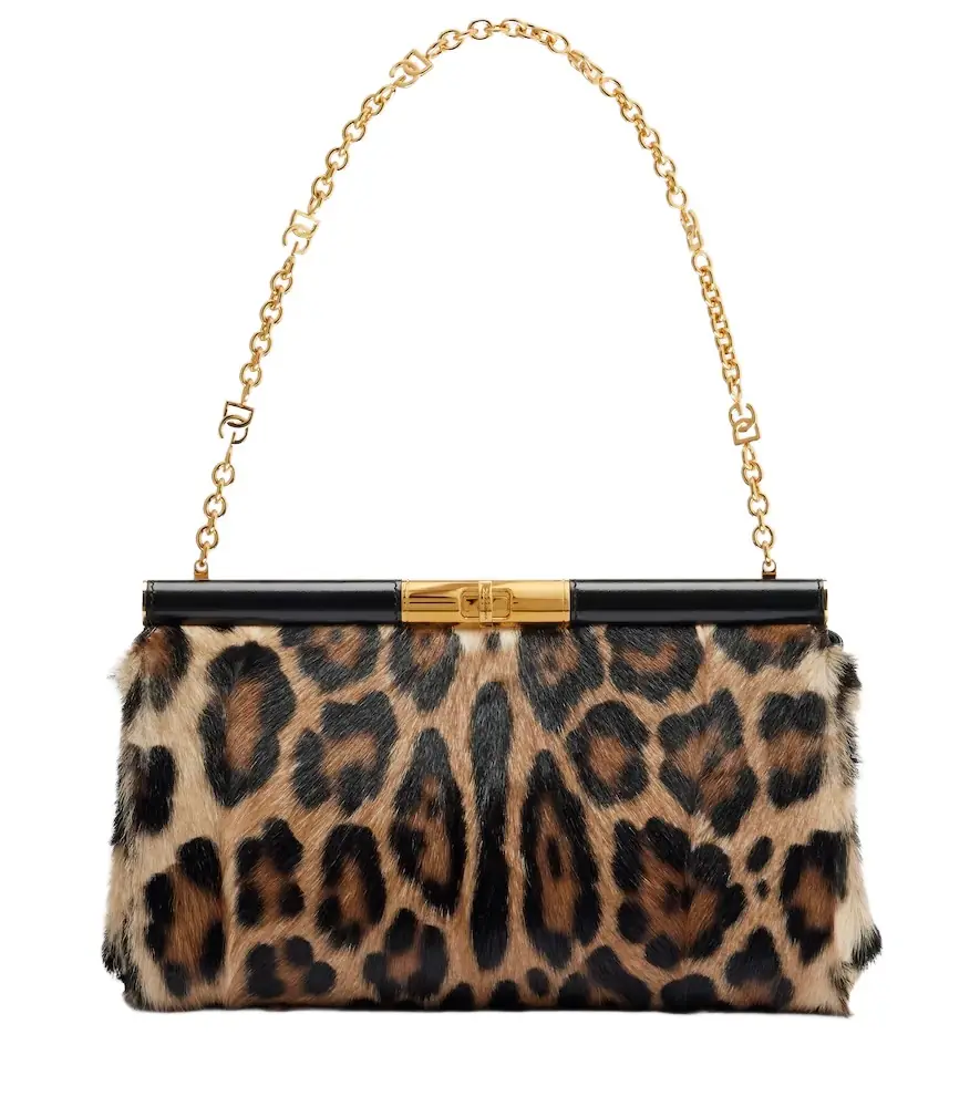 Dolce & Gabbana Marlene Large calf hair shoulder bag | Image 1 Dolce & Gabbana Marlene Large calf hair shoulder bag | Image 1