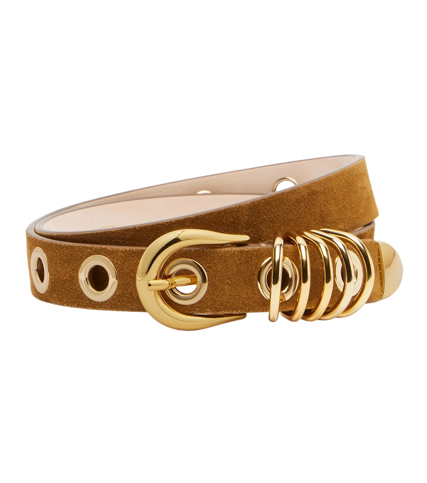 Hollyhock suede belt