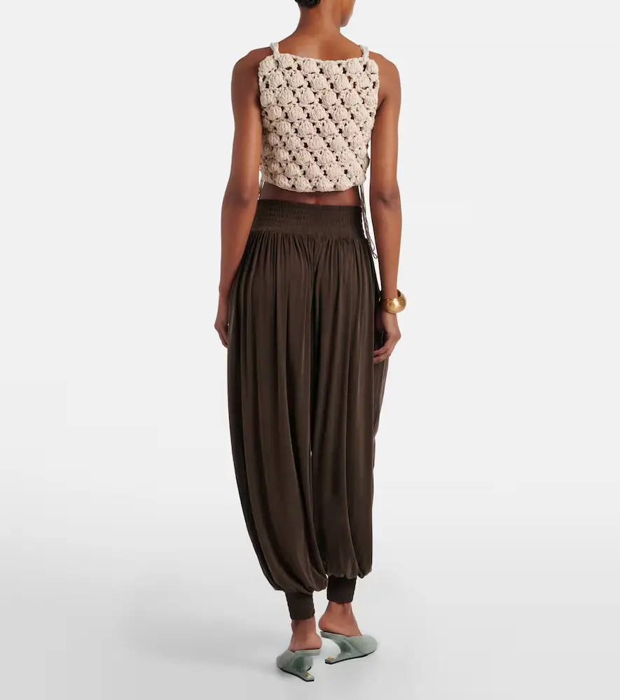 Balmain Shirred jersey balloon pants | Thumbnail 3 Balmain Shirred jersey balloon pants | Thumbnail 3