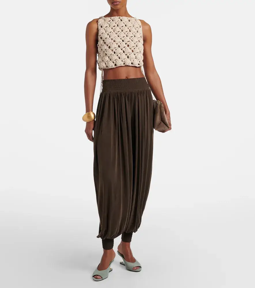 Balmain Shirred jersey balloon pants | Thumbnail 5 Balmain Shirred jersey balloon pants | Thumbnail 5