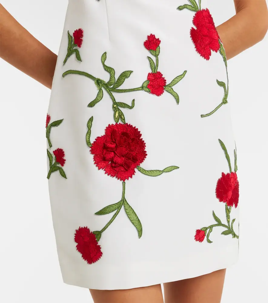 Carolina Herrera Floral silk minidress | Thumbnail 3