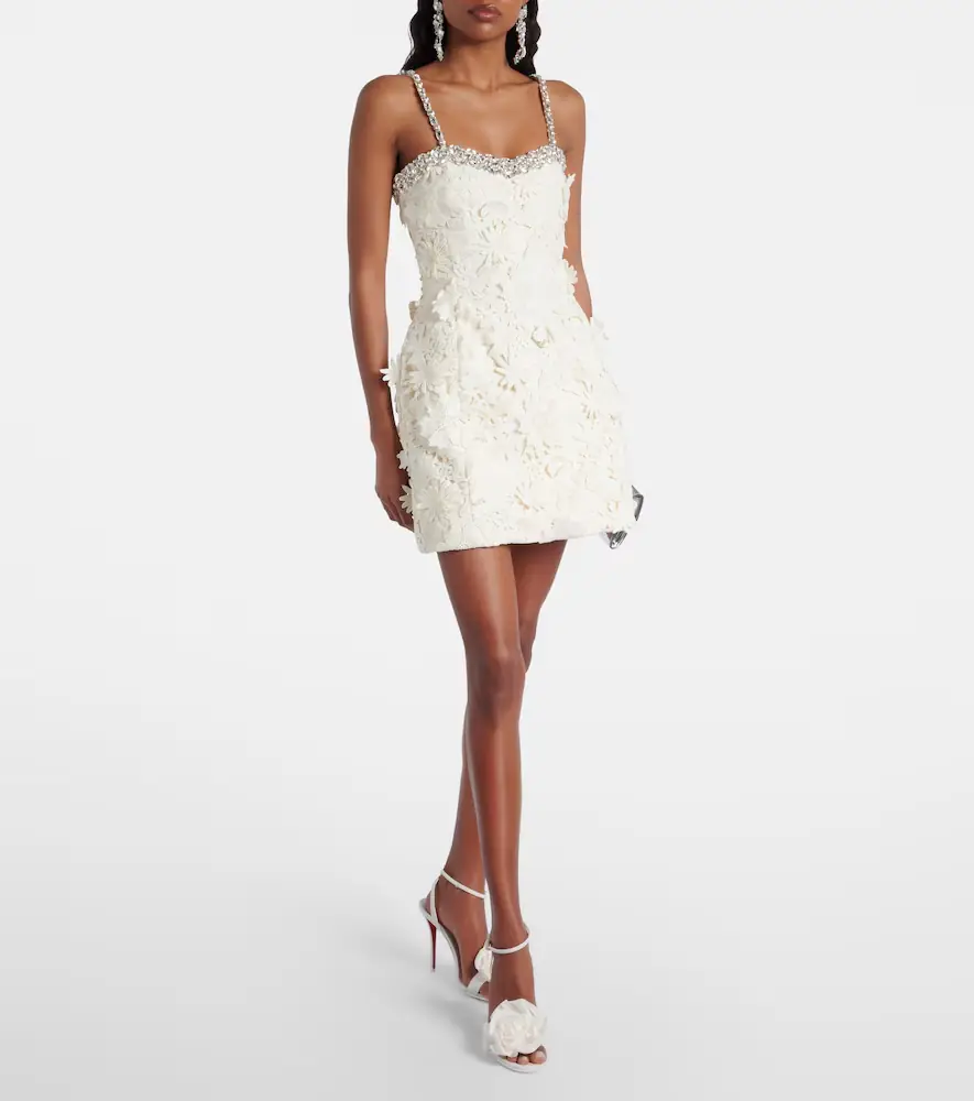 Leo Lin Sophie embellished lace minidress | Thumbnail 2