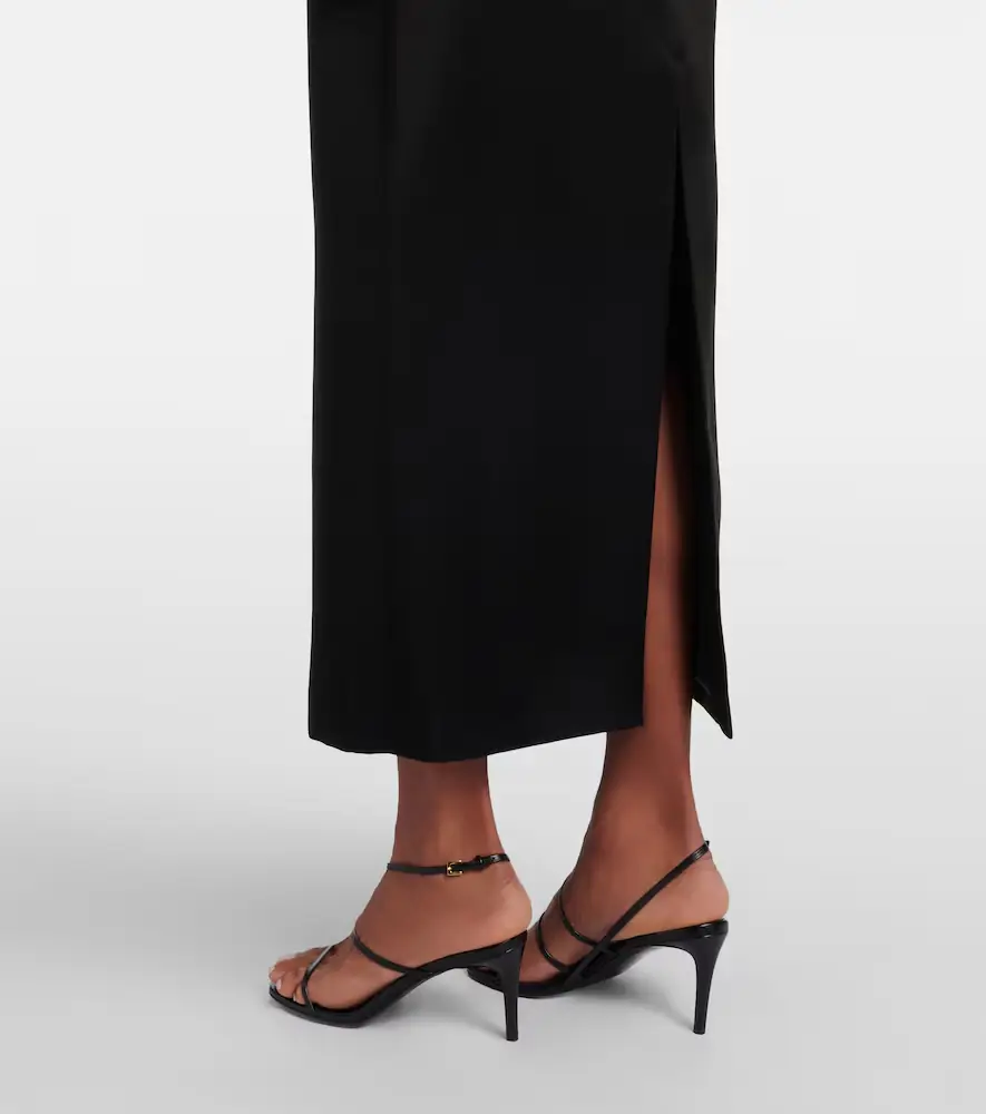 Leo Lin Floral-appliqué halterneck gown | Thumbnail 5 Leo Lin Floral-appliqué halterneck gown | Thumbnail 5