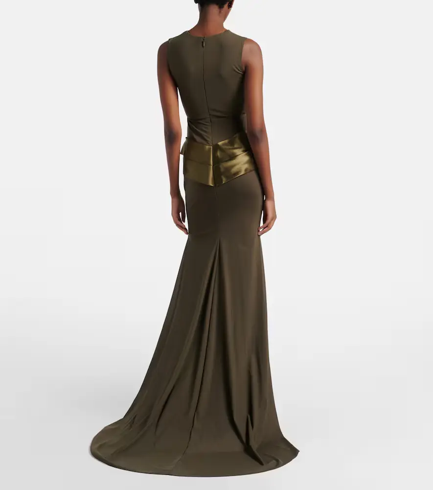 Alex Perry Satin-trimmed gown | Thumbnail 3