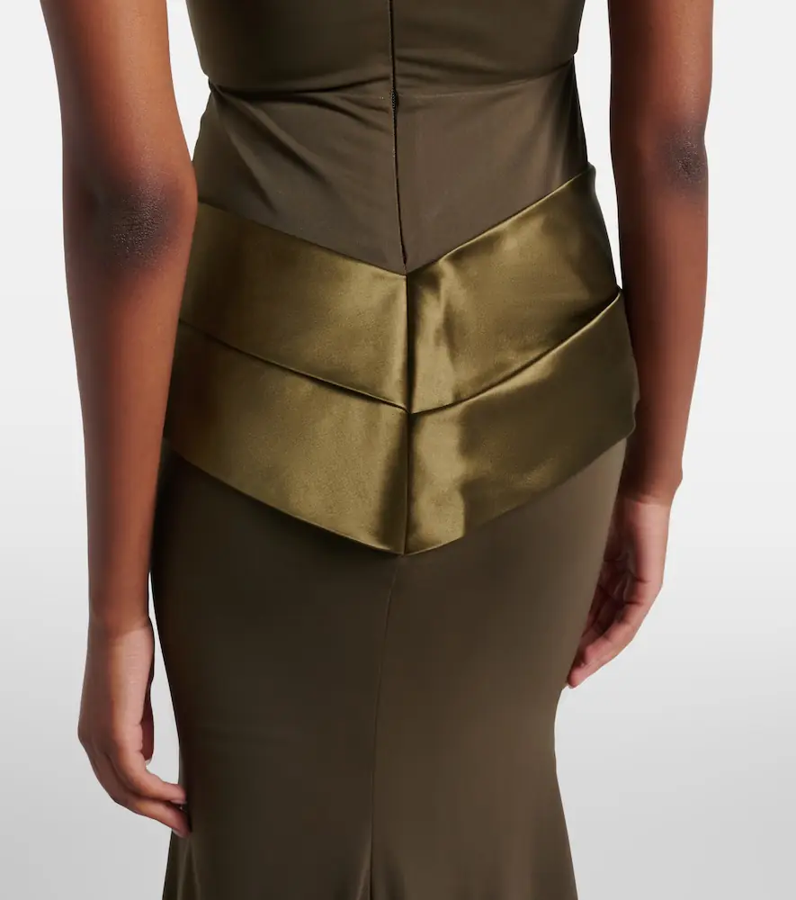 Alex Perry Satin-trimmed gown | Thumbnail 4