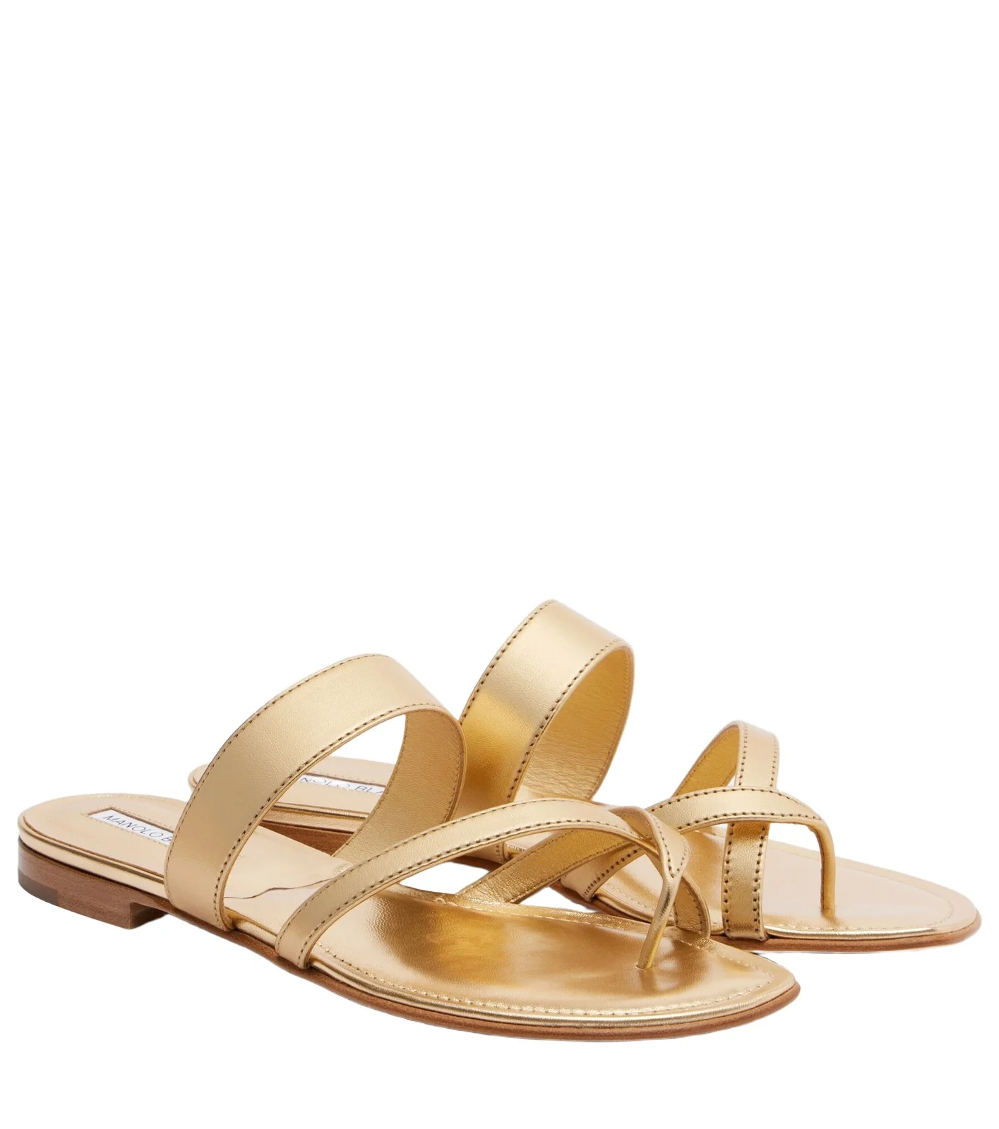 Susa metallic leather sandals