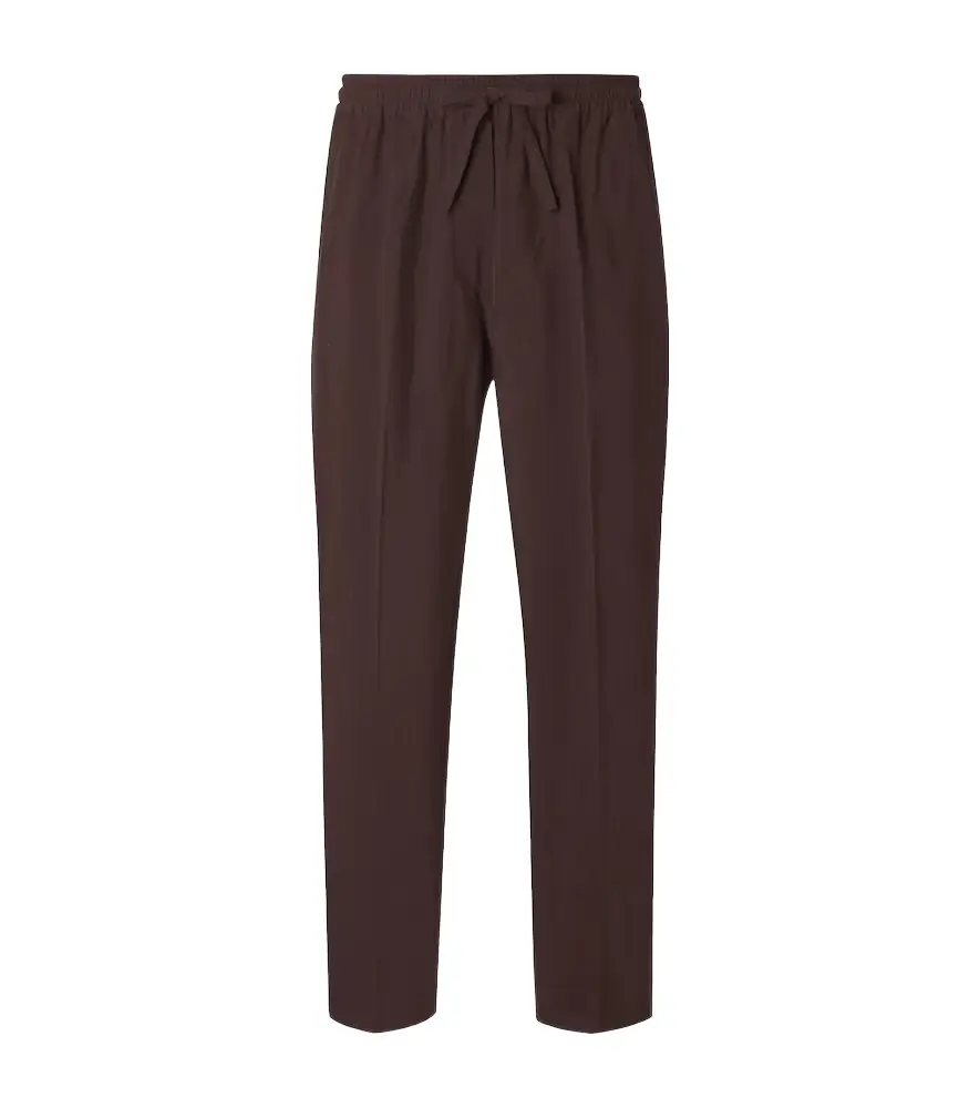 Umit Benan Selly silk-blend straight pants | Image 1 Umit Benan Selly silk-blend straight pants | Image 1